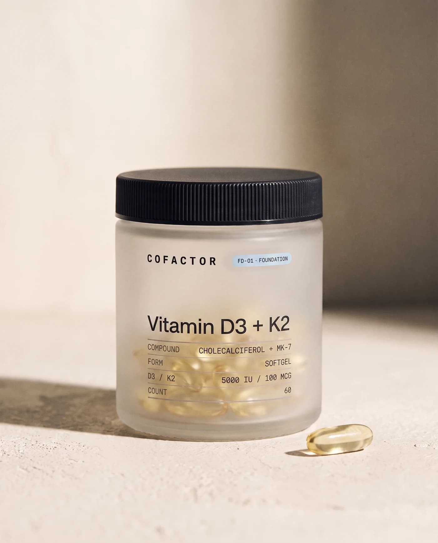 Vitamin D3 + K2
